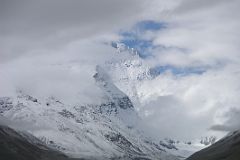 2005 Everest North 01 04 Everest Partially Visible From Rongbuk.JPG
